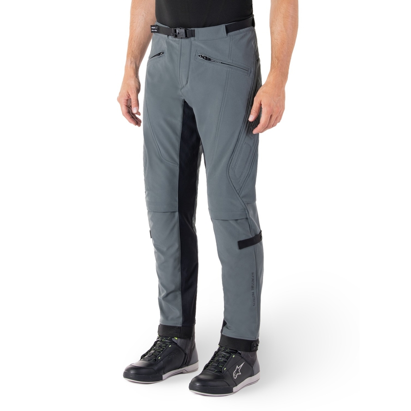 Motoristične hlače Alpinestars Alden sive