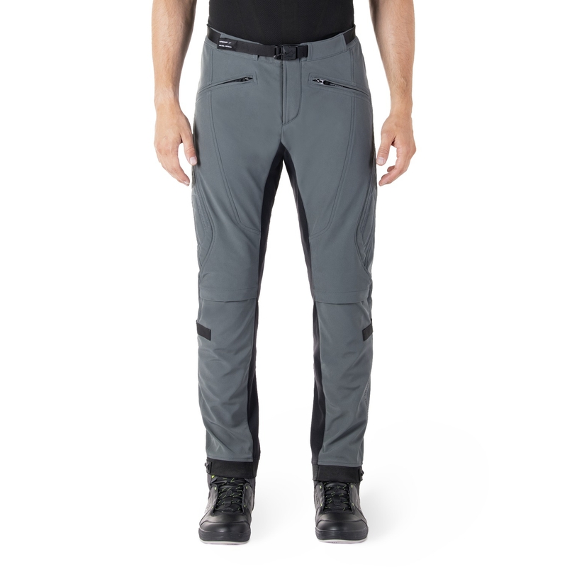 Motoristične hlače Alpinestars Alden sive