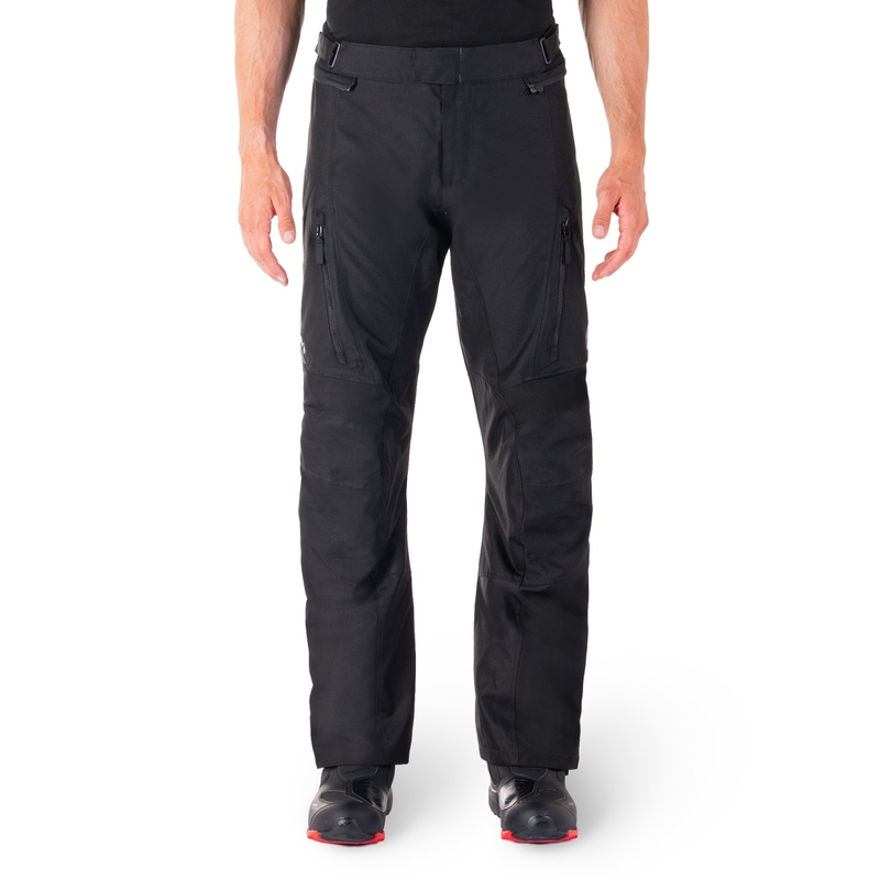 Črne nepremočljive motoristične hlače Alpinestars ST-1