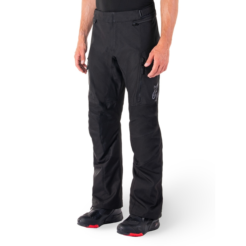Črne nepremočljive motoristične hlače Alpinestars ST-1