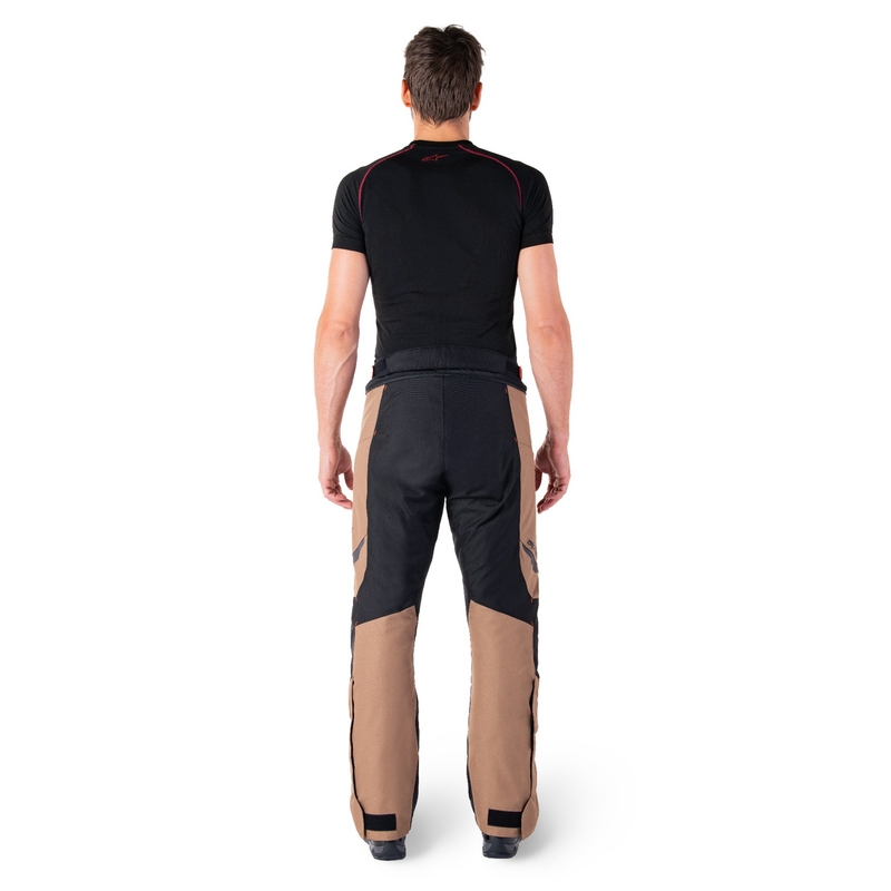 Alpinestars ST-1 nepremočljive motoristične hlače kaki-peščeno-črne-fluo rdeče
