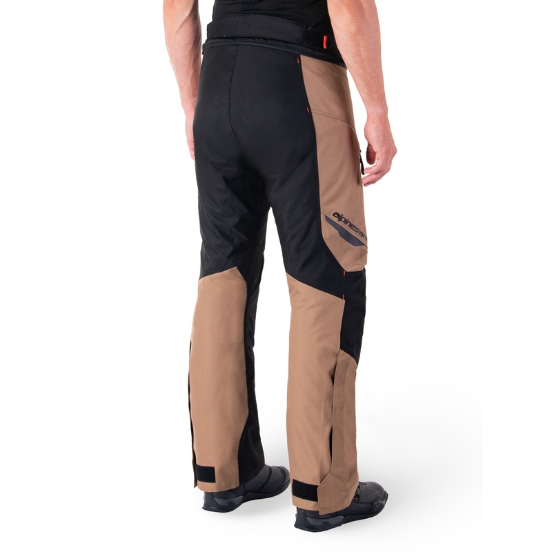 Alpinestars ST-1 nepremočljive motoristične hlače kaki-peščeno-črne-fluo rdeče
