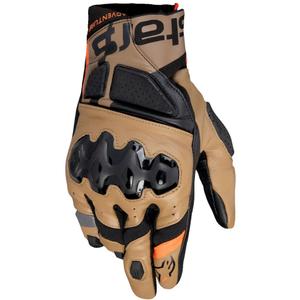 Motoristične rokavice Alpinestars Belize 3 Drystar črno-rjave