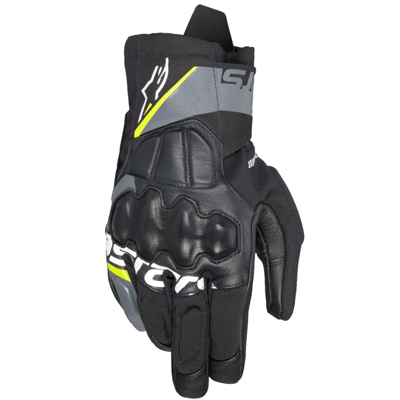 Alpinestars Corozal 3 Drystar motoristične rokavice črno-sivo-fluo rumene