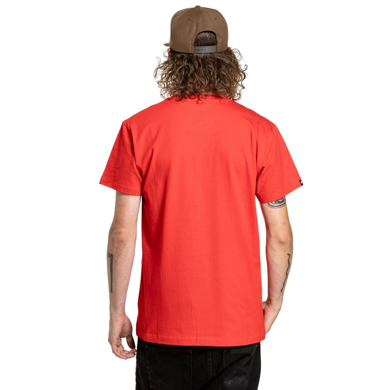 Majica Meatfly Fullface rdeča