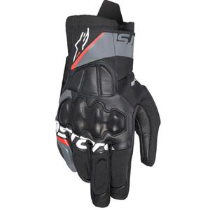 Alpinestars Corozal 3 Drystar motoristične rokavice črno-sivo-fluo rdeče