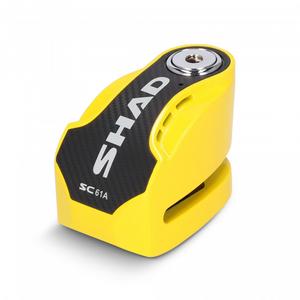 Zámek na kotouč SHAD SC61A žlutá pin 6mm