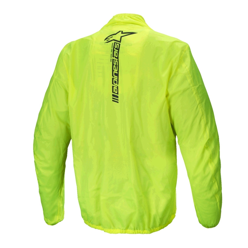 Nepremočljiva jakna Alpinestars Hurricane Rain 2 fluo rumena