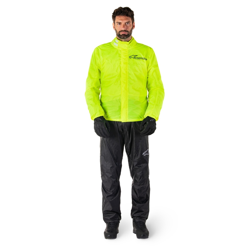 Nepremočljiva jakna Alpinestars Hurricane Rain 2 fluo rumena
