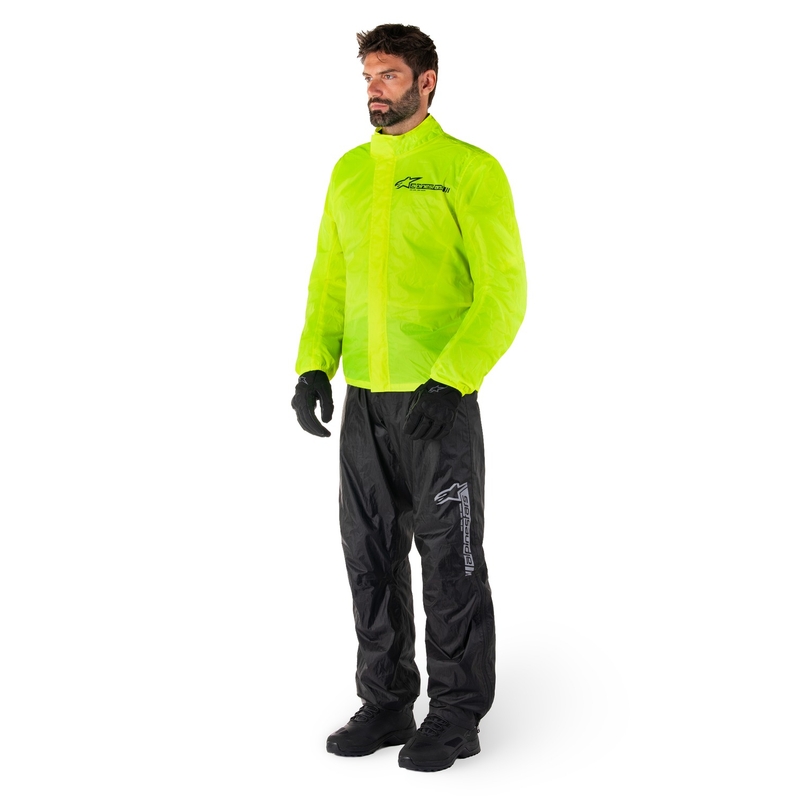 Nepremočljiva jakna Alpinestars Hurricane Rain 2 fluo rumena