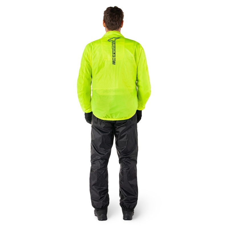 Nepremočljiva jakna Alpinestars Hurricane Rain 2 fluo rumena