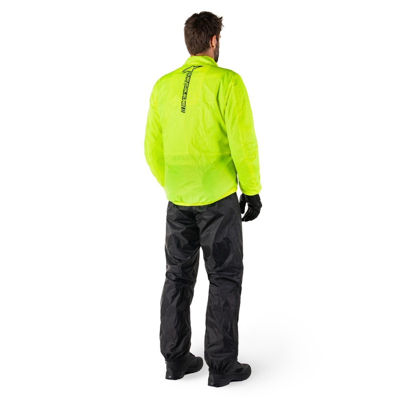Nepremočljiva jakna Alpinestars Hurricane Rain 2 fluo rumena