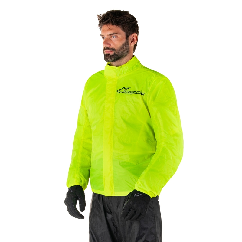 Nepremočljiva jakna Alpinestars Hurricane Rain 2 fluo rumena