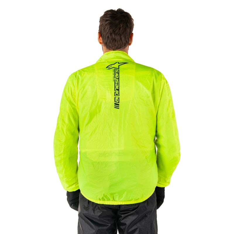 Nepremočljiva jakna Alpinestars Hurricane Rain 2 fluo rumena