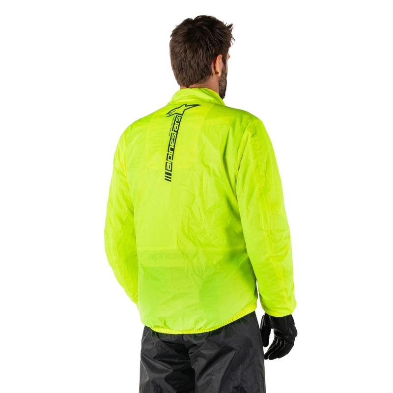Nepremočljiva jakna Alpinestars Hurricane Rain 2 fluo rumena