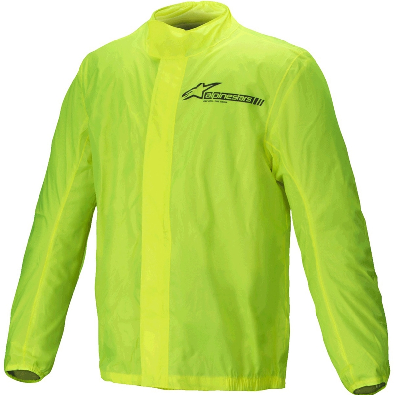Nepremočljiva jakna Alpinestars Hurricane Rain 2 fluo rumena