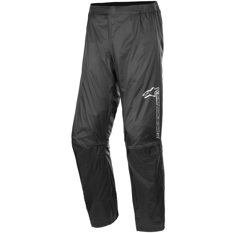 Črne nepremočljive hlače Alpinestars Hurricane Rain 2