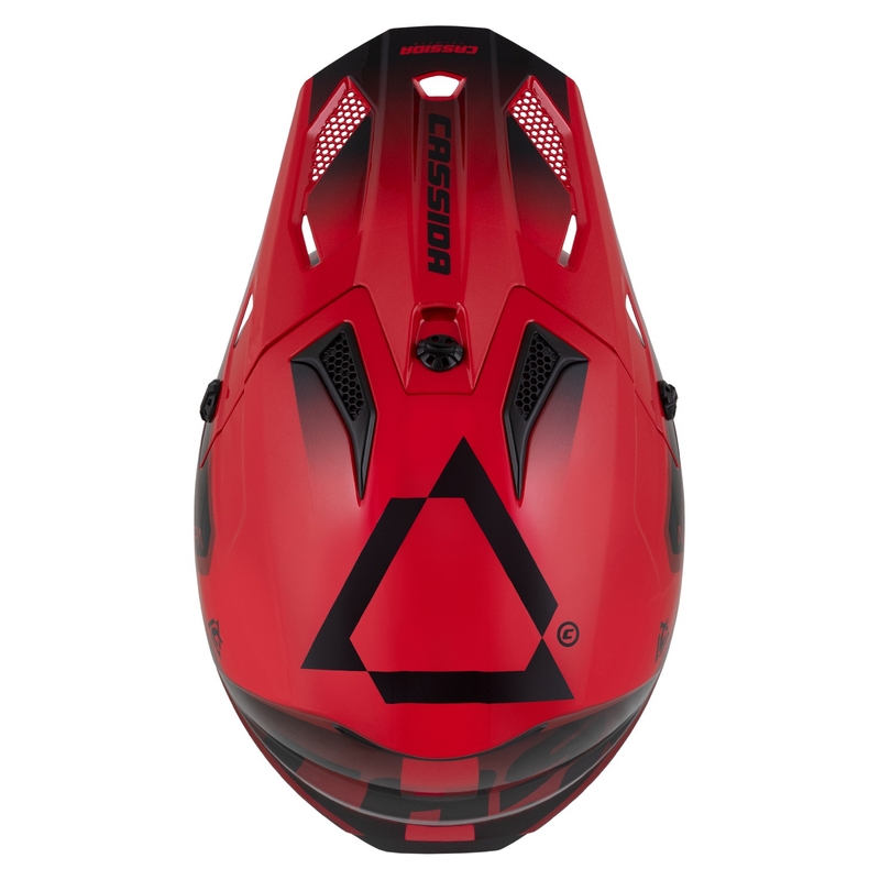 Cassida Cross Cup 2 motoristična čelada za motokros Napa Red Pearl-Purple-Black