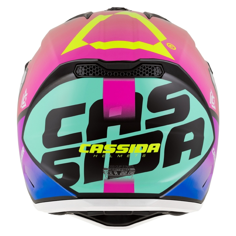 Motokros motoristična čelada Cassida Cross Cup 2 Napa pearl multicolor