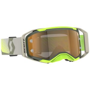 SCOTT Prospect 2.0 AMP motokros očala kaki-fluo rumena z zlato lečo