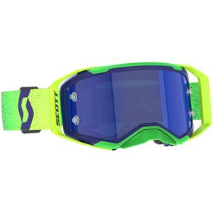 Motokros očala SCOTT Prospect 2.0 AMP Purple-Fluo Yellow z modrim zrcalnim pleksi steklom