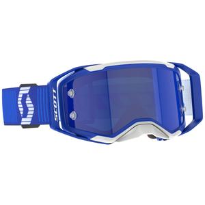 Motokros očala SCOTT Prospect 2.0 modro-bela z modrim zrcalnim steklom