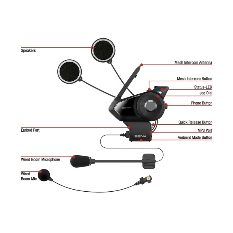 Komplet 2 vmesnikov Bluetooth SENA 30K