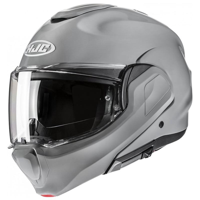 Motoristična čelada na preklop HJC F100 Solid grey