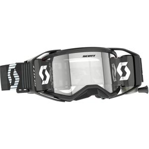 SCOTT Prospect 2.0 Super WFS motokros očala črno-bela s prozornim pleksi steklom