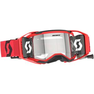 Rdeče-črna motokros očala SCOTT Prospect 2.0 WFS s prozornim pleksi steklom