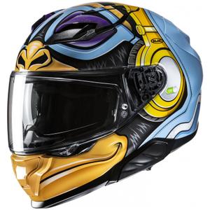 HJC F71 Monkey DJ MC23 celoobrazna motoristična čelada modro-rumena