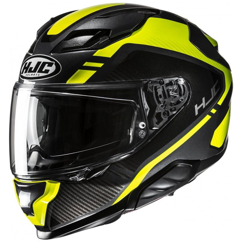 Celoobrazna motoristična čelada HJC F71 Tozz MC3H črno-fluo rumena