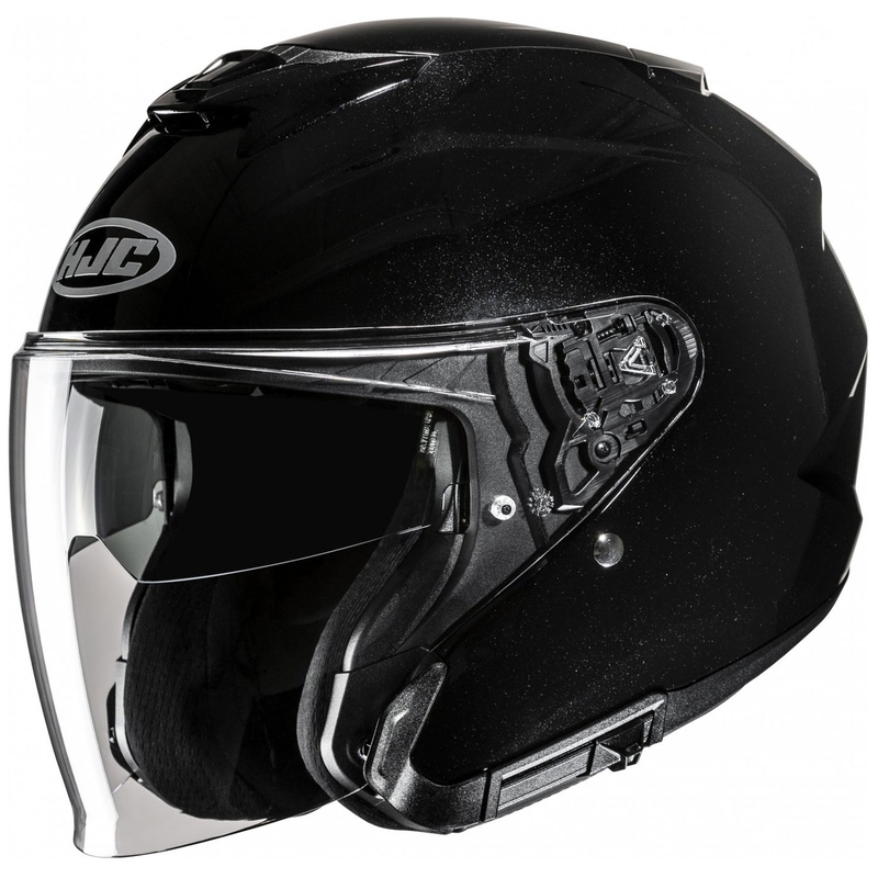 Odprta motoristična čelada HJC i31 Solid metalic black
