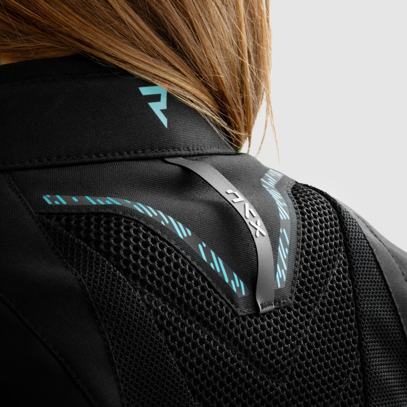 Ženska motoristična jakna Rebelhorn Jax black-mint