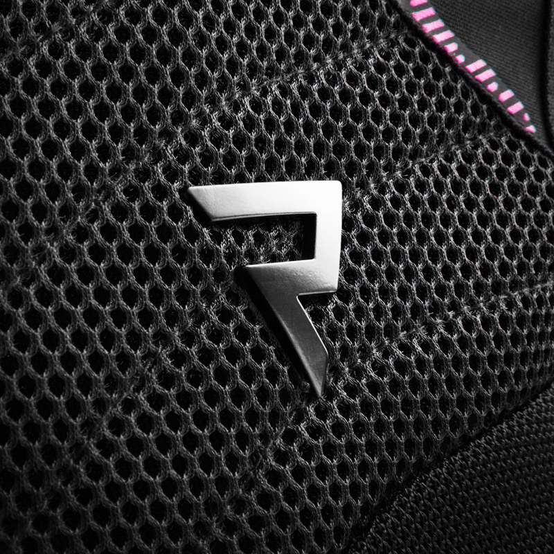 Ženska motoristična jakna Rebelhorn Jax črno-roza