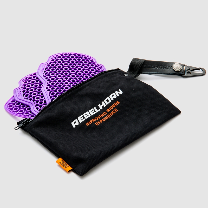 Moto kavbojke Rebelhorn Vandal Mono, oprane črne