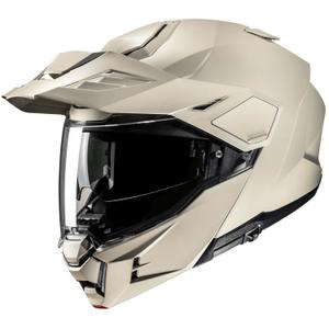 Motoristična čelada na preklop HJC i80 Solid Semi Flat peščeno bež