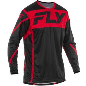 Motokros dres FLY Racing Lite črno-rdeč