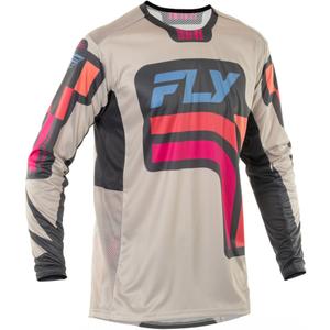 Motokros majica FLY Racing Lite Vice sivo-roza