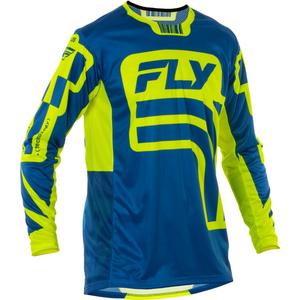 Motokros dres FLY Racing Lite Lancer modro-fluo rumen