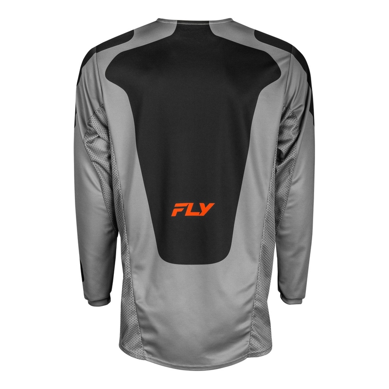 Motokros dres FLY Racing Kinetic Sym sivo-oranžno-črn
