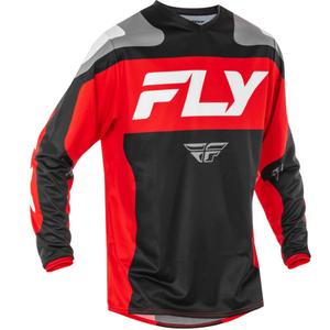 Motokros dres FLY Racing F-16 črno-rdeče-bel