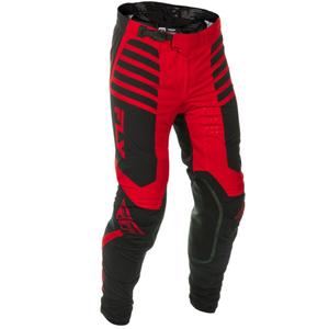 Motokros hlače FLY Racing Lite črno-rdeče