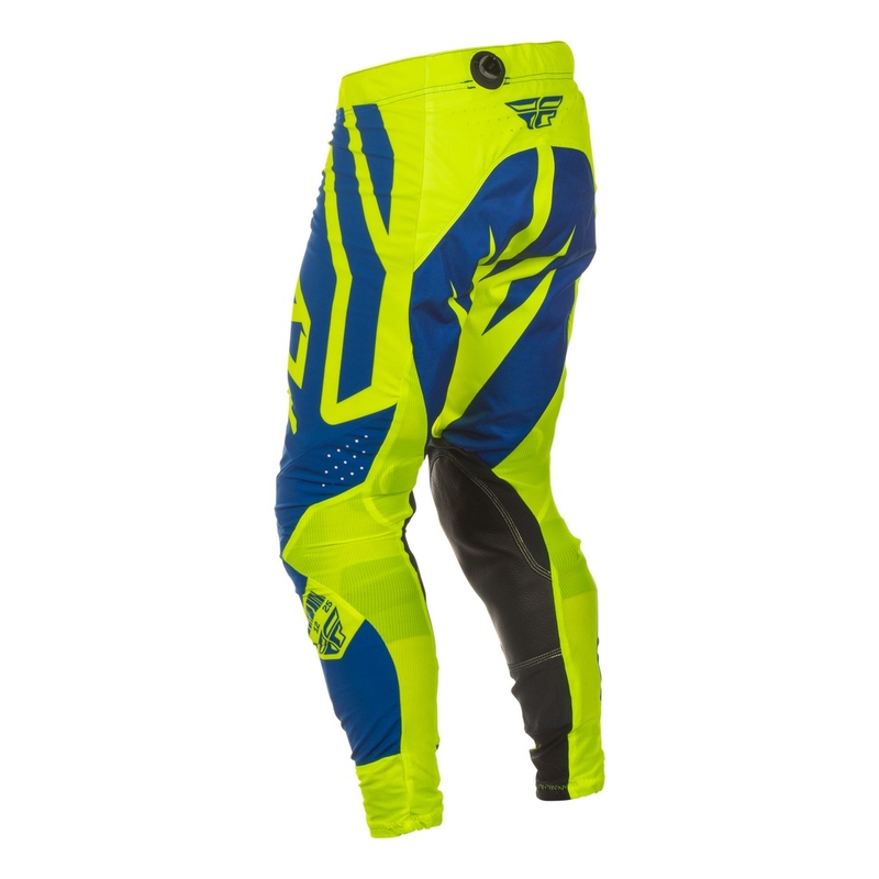 Motokros hlače FLY Racing Lite Lancer modro-fluo rumene