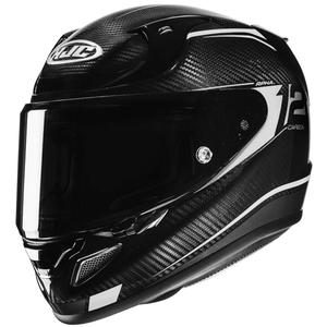 Celotna motoristična čelada HJC RPHA 12 CARBON Keres MC5 črno-bela