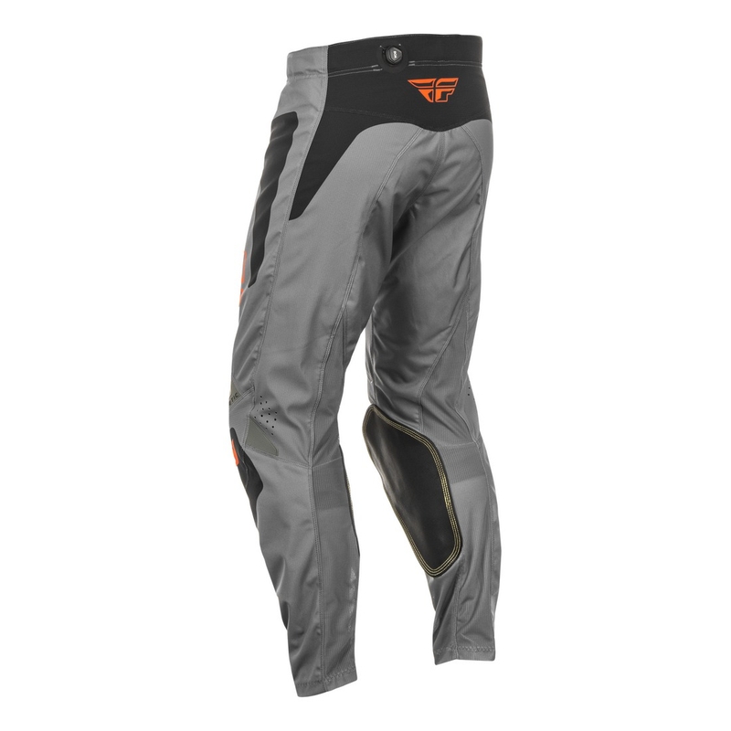 Motokros hlače FLY Racing Kinetic Sym sivo-oranžno-črne