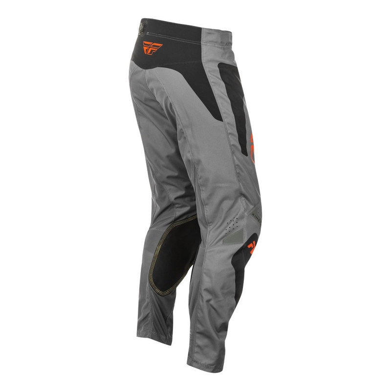 Motokros hlače FLY Racing Kinetic Sym sivo-oranžno-črne
