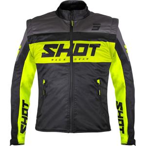 Softshell jakna Shot Softshell Lite black-fluo yellow