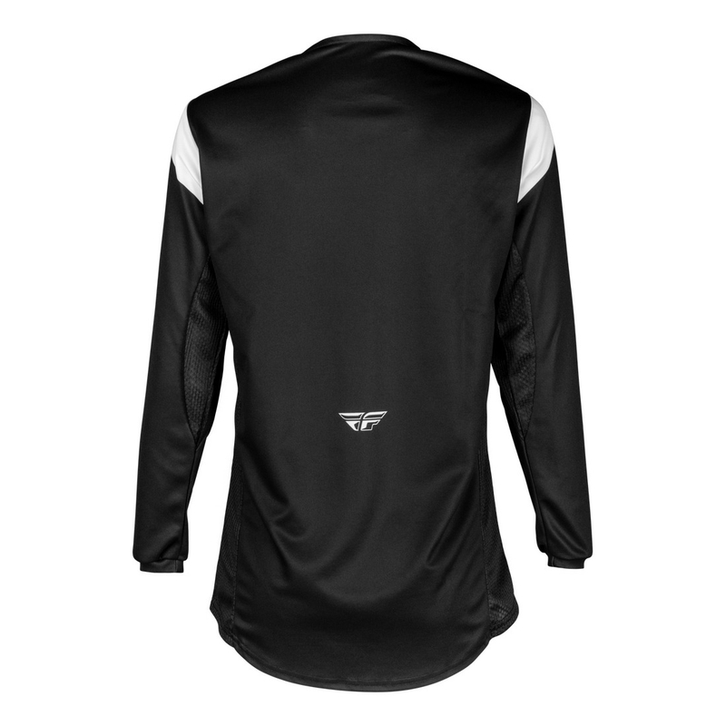 Otroški motokros dres FLY Racing Kinetic Stoke črno-bel