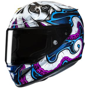 HJC RPHA 12 Kraken MC28 belo-modra-črna integralna motoristična čelada